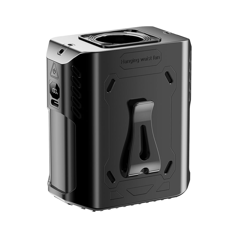 Amazon | JASIDA ベルトファン 腰掛け扇風機 強力 携帯扇風機 首掛け